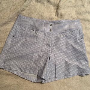 Slazenger golf performance shorts light purple patterned size 6